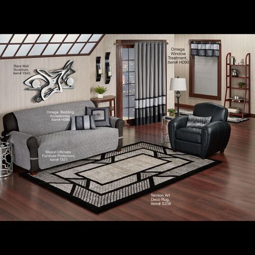Omega Comforter Set Dark Gray Thumbnail Image