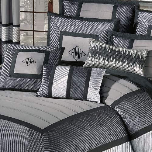 Omega Grande Bedspread Dark Gray Thumbnail Image