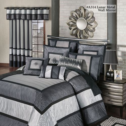 Omega Grande Bedspread Dark Gray Thumbnail Image