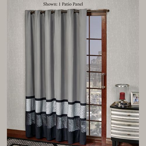 Omega Grommet Patio Panel Dark Gray 112 x 84 Thumbnail Image