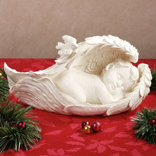 On Angels Wings Sculpture Soft Ivory Thumbnail Image