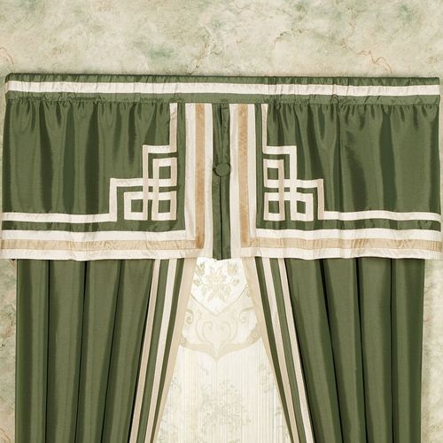 Wynhurst Tailored Valance Green Amber 60 x 20 Thumbnail Image