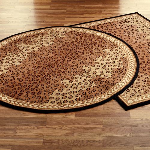 Leopard African Round Rugs