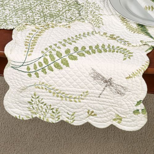 Althea Table Runner Light Cream 14 x 51 Thumbnail Image