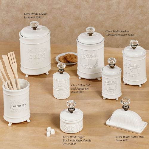 Circa Sugar Bowl with Lid White Thumbnail Image