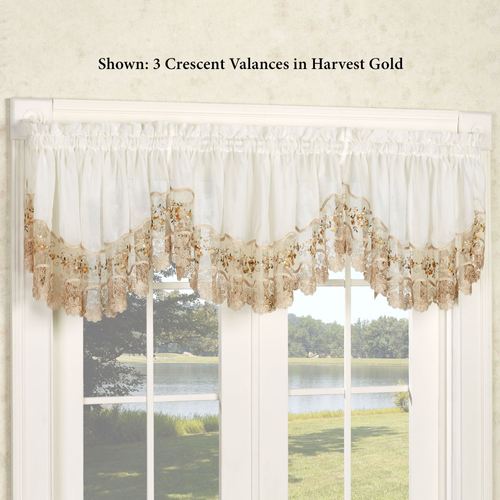 Vintage Embroidered Tailored Sheer Curtain Panel Thumbnail Image