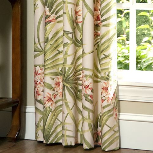 Katia Wide Tailored Curtain Pair Light Cream 100 x 84 Thumbnail Image