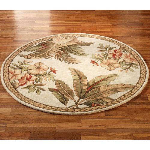 Tropical Retreat Area Rug Ivory Thumbnail Image