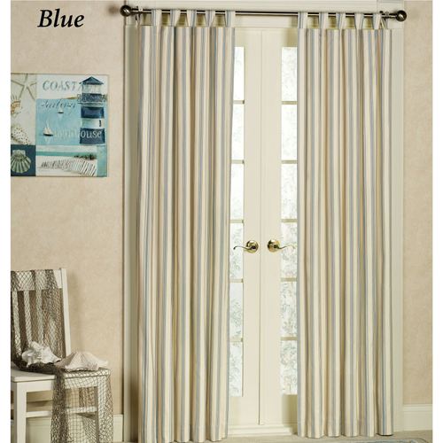 Weathermate Stripe Tab Curtain Pair Thumbnail Image