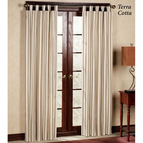 Weathermate Stripe Tab Curtain Pair Thumbnail Image