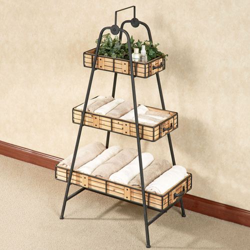 Cohan Three Tier Shelf Natural Oak Thumbnail Image