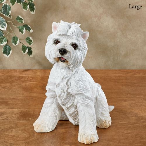 I Want a Treat Dog Sculpture White Thumbnail Image