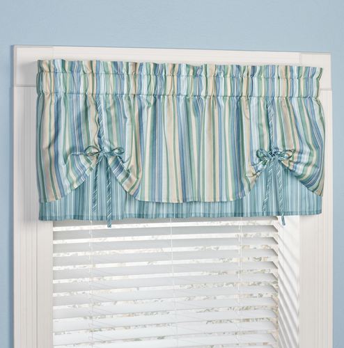 Clearwater Layered Valance Multi Cool 60 x 18 Thumbnail Image