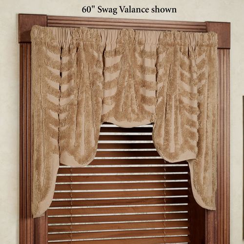 Cotillion Wide Swag Valance Tawny 72 x 34 Thumbnail Image