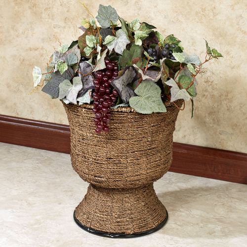 Zostera Flower Pot Vase Brown Thumbnail Image