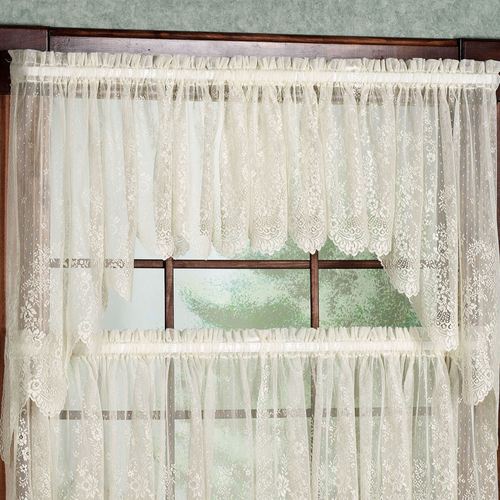 Floret Swag Valance Pair  68 x 32 Thumbnail Image
