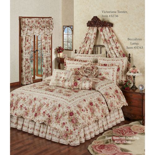 Heirloom Rose Quilt Set Fawn Thumbnail Image