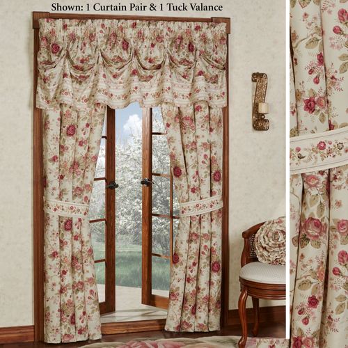 Heirloom Rose Ruffled Grande Bedspread Fawn Thumbnail Image