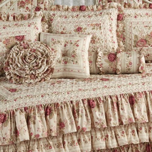 Heirloom Rose Ruffled Daybed Set Fawn Daybed Thumbnail Image
