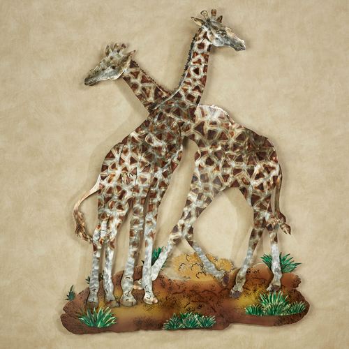 Sahara Pride Giraffe Wall Sculpture Thumbnail Image