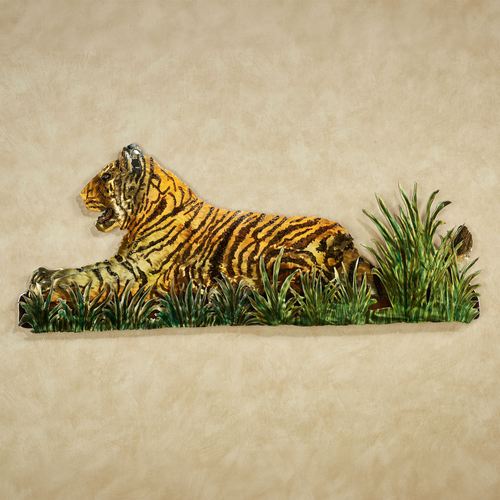 Jungle Watch Tiger Wall Sculpture Thumbnail Image
