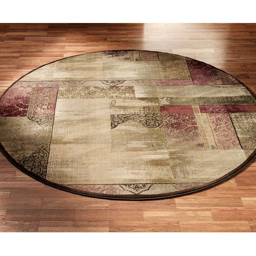 Ornate Block Area Rug Thumbnail Image