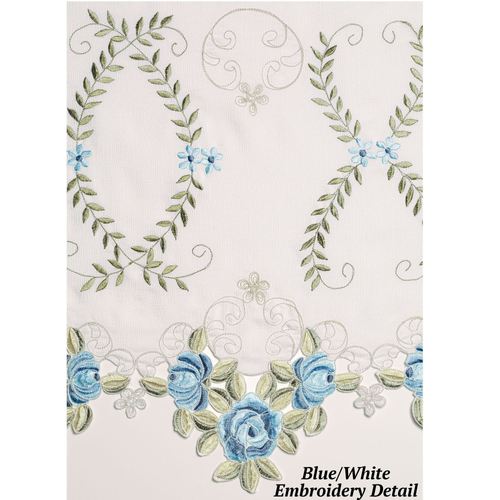 Bella Rose Tailored Curtain Pair Thumbnail Image