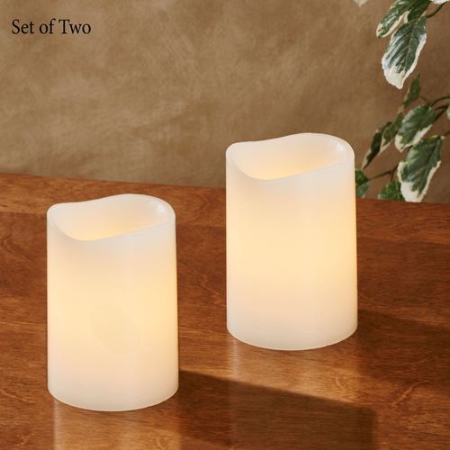Nera LED Flameless Candles Ivory Thumbnail Image