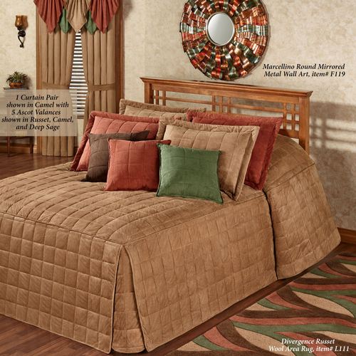 Camden Grande Fitted Bedspread Camel Thumbnail Image