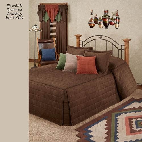 Camden Grande Fitted Bedspread Chocolate Thumbnail Image
