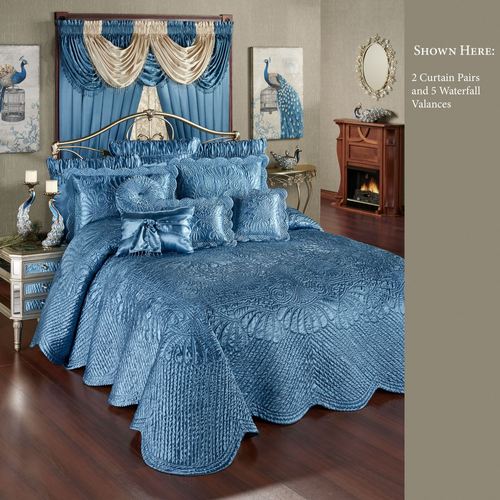 Portia II Grande Bedspread Sapphire Thumbnail Image