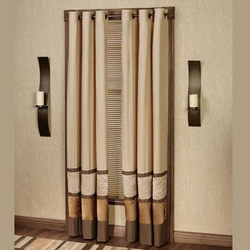 Delta Grommet Curtain Pair Bronze Thumbnail Image