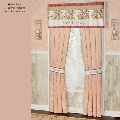 Daydream Tailored Curtain Pair Rose 84 x 84 Thumbnail Image