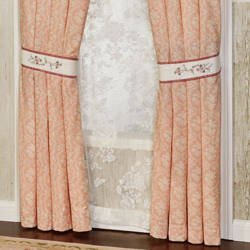 Daydream Tailored Curtain Pair Rose 84 x 84 Thumbnail Image