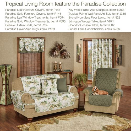 Paradise Solid Color Grommet Patio Panel Thumbnail Image