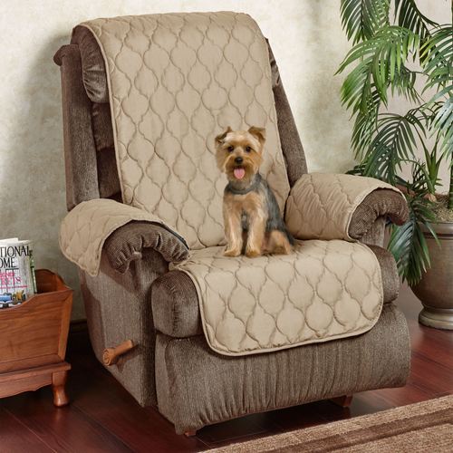 Paradise Solid Color Furniture Protector Recliner/Wing Chair Thumbnail Image