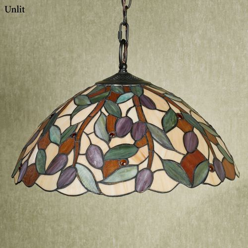 Pascal Stained Glass Hanging Lamp Multi Earth Thumbnail Image