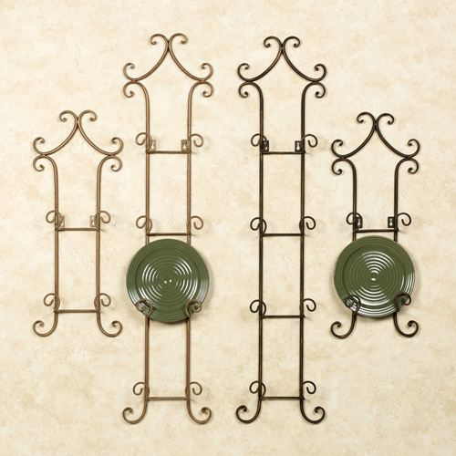 Bezel Plate Rack Wrought Iron Plate Racks