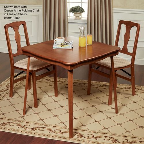 Scalloped Folding Card Table Thumbnail Image