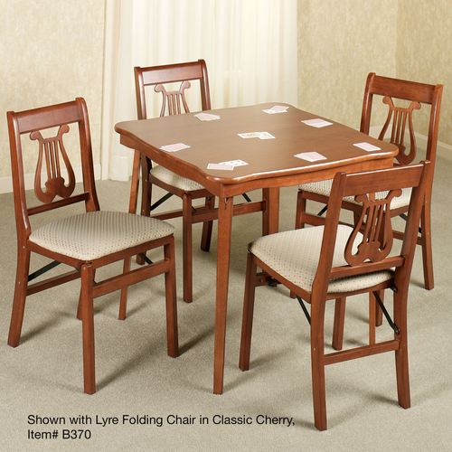 Scalloped Folding Card Table Thumbnail Image