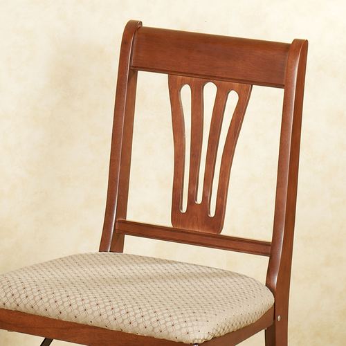 French Country Folding Chair Set  Set of Two Thumbnail Image