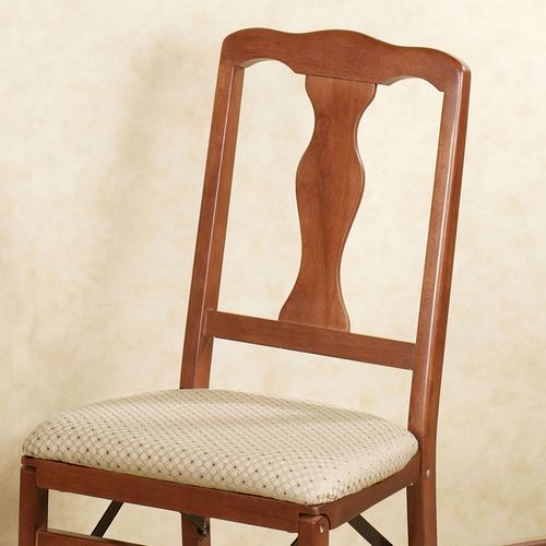 Queen Anne Folding Chair Pair  Pair Thumbnail Image