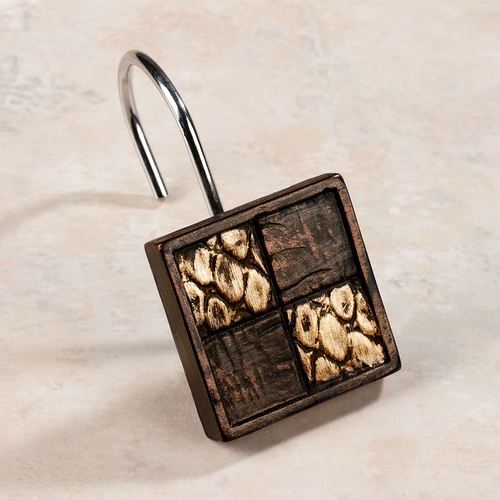 Zambia Shower Curtain Copper Thumbnail Image