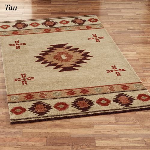 Southwest Diamond Rectangle Rug Thumbnail Image