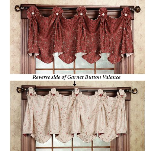 Madison Button Valance  48 x 20 Thumbnail Image