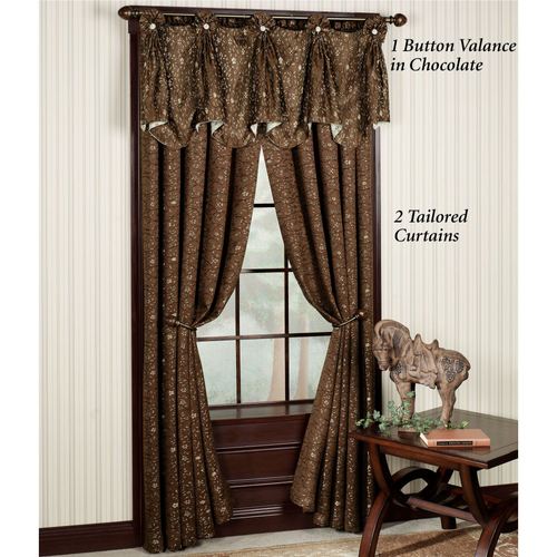 Madison Button Valance  48 x 20 Thumbnail Image