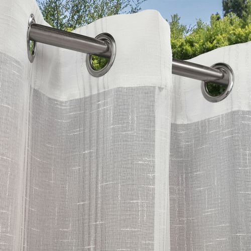 Arya Sheer Grommet Curtain Panel Thumbnail Image
