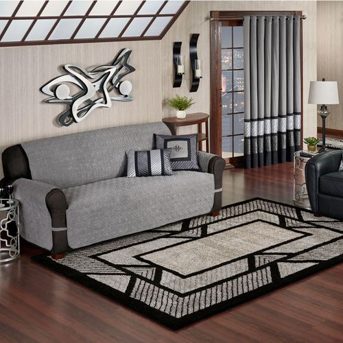 Ternion Rectangle Rug Black Thumbnail Image