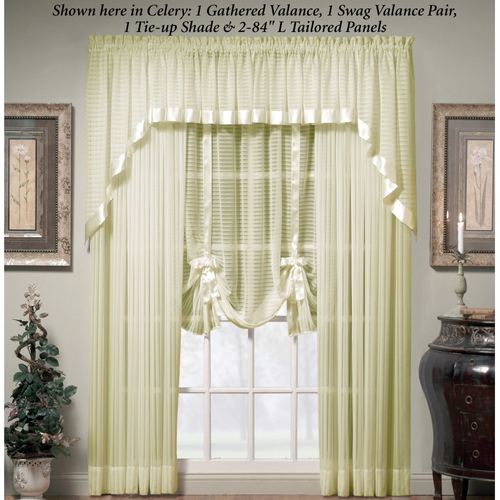 Nimbus Stripe Swag Valance Pair 60 x 38 Thumbnail Image