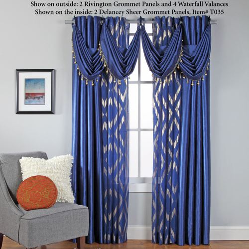 Rivington Grommet Curtain Panel 55 x 84 Thumbnail Image